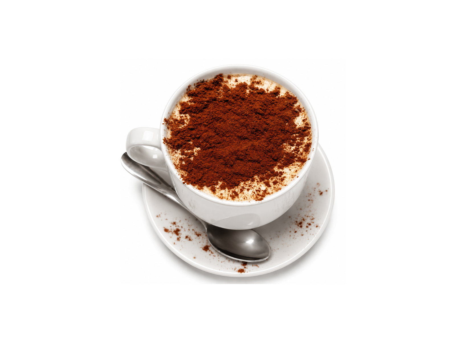 Cappuccino presented at Dani Juice Bar & Restaurant