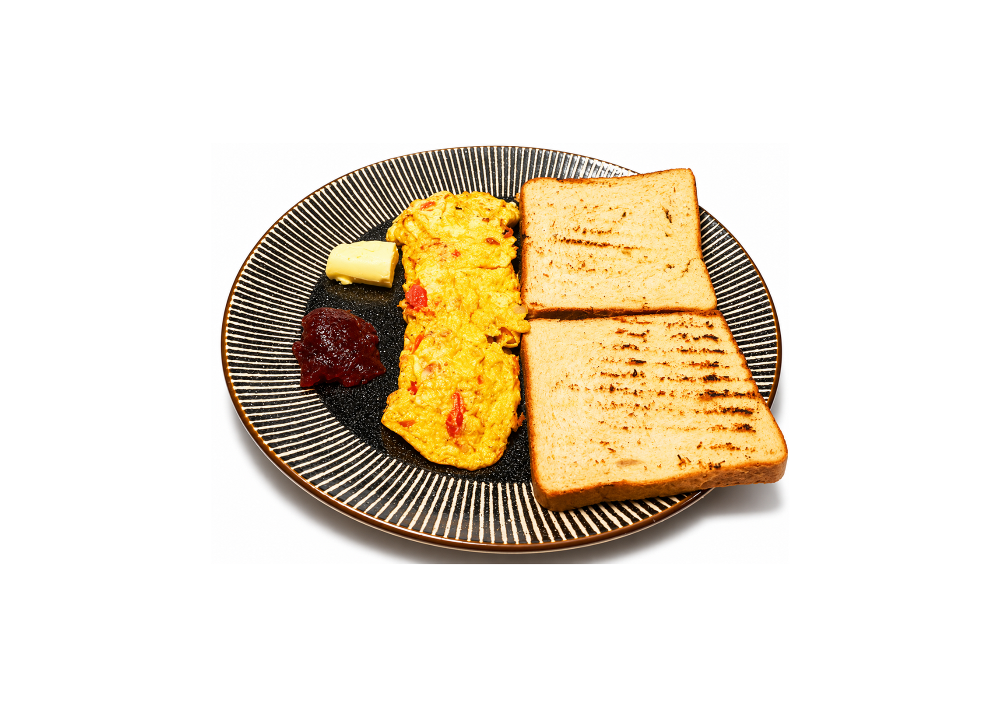 Egg Omelet presented at Dani Juice Bar & Restaurant