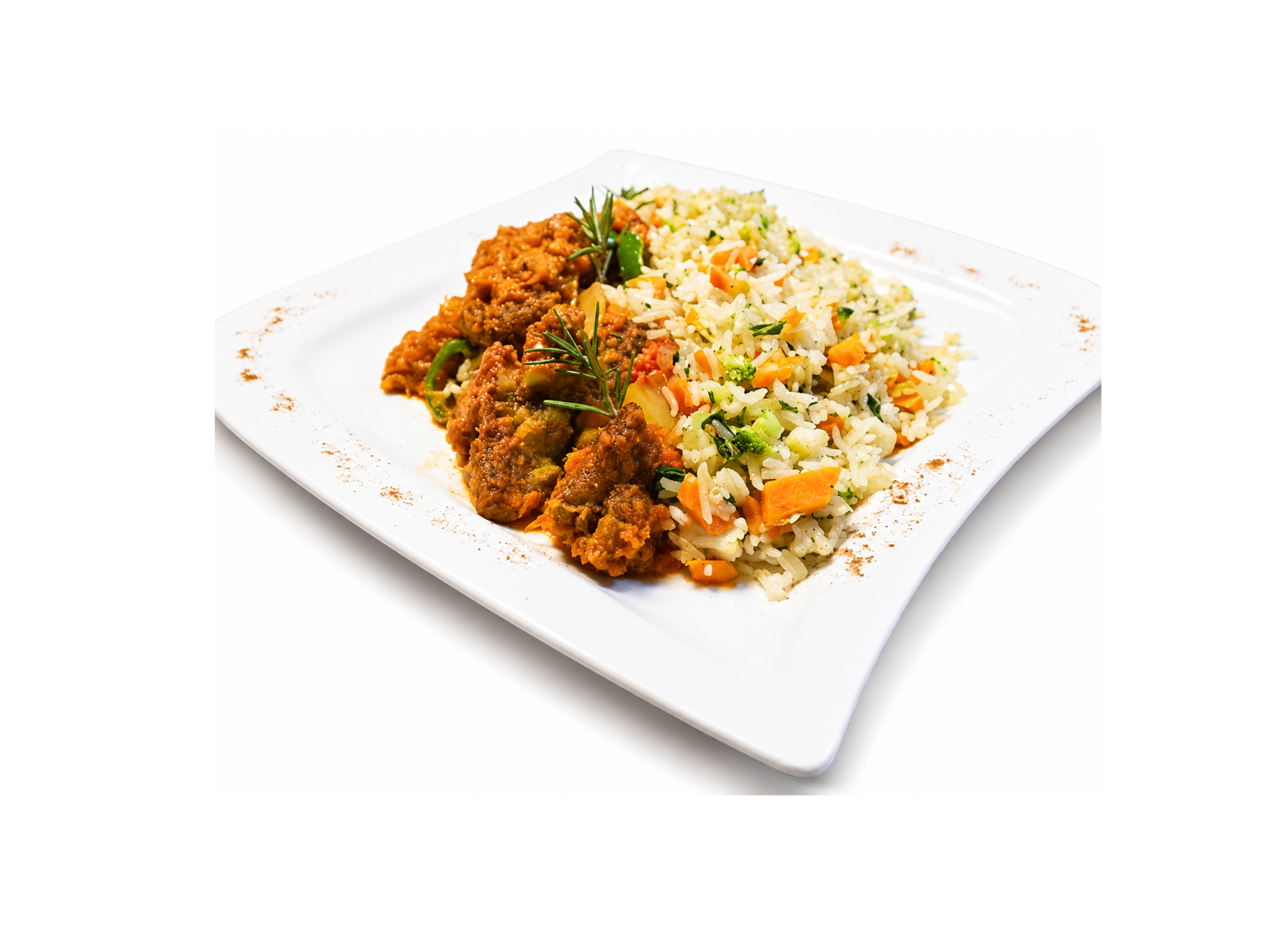 Rice with Tuna presented at Dani Juice Bar & Restaurant